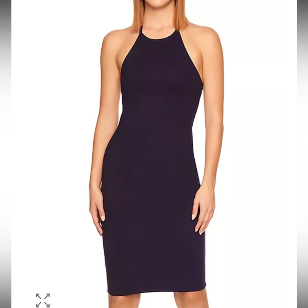 Susana Monaco black halter dress